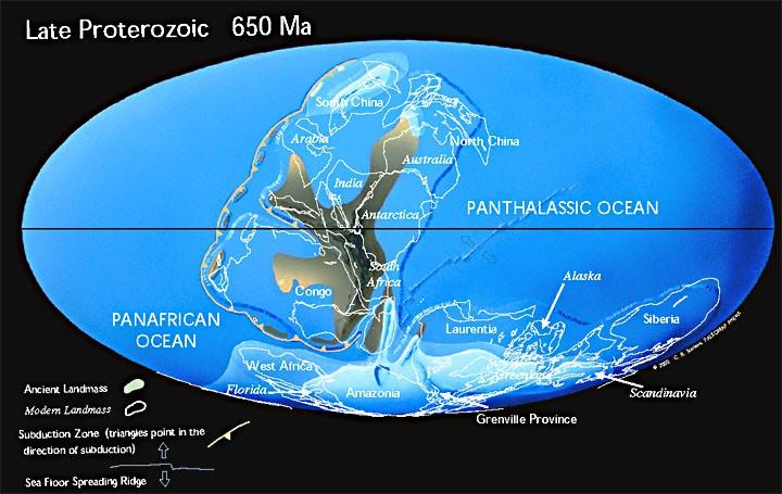 Cykl superkontynentów (cykl Wilsona) Superkontynenty i ich daty powstania (w odwrotnej kolejności chronologicznei i rosnącej fantazji geologów):