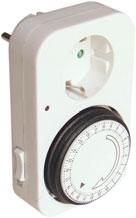 G/4 Wyłączniki czasowe Dzienny, sieciowy wyłącznik zegarowy 230 Pm 2,5 VA -10..+40 C Ui 500 V V0 U94 0014 analog TKO-DN 1.000 W 3.