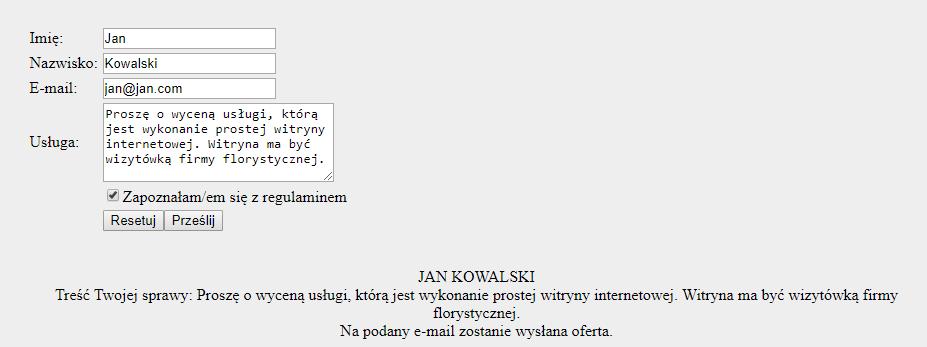 Styl CSS witryny internetowej Plik styl.