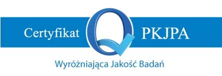 Znak jakości przyznany CBOS przez Organizację Firm Badania Opinii i Rynku 14 stycznia 2014 roku Fundacja Centrum Badania Opinii