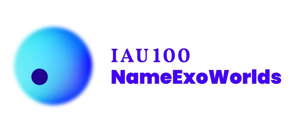 https://www.iau100.pl/logo Logo konkursu IAU100 NameExoWorlds.