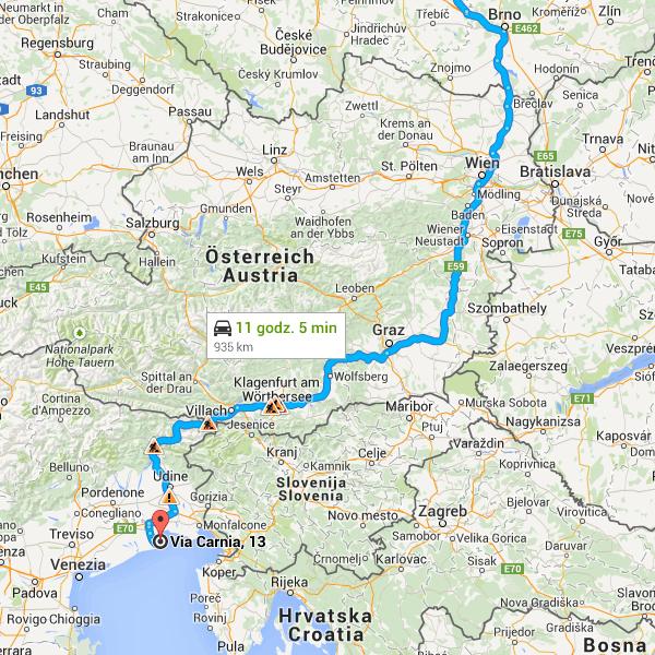 45. Wjedź na E461/S1 8,3 km 46. Kontynuuj wzdłuż S2 7,1 km 47. Kontynuuj wzdłuż A23 14,5 km 48. Kontynuuj wzdłuż A2 185 km 49. Na rozwidleniu trzymaj się lewej strony, pozostając na A2 159 km 50.