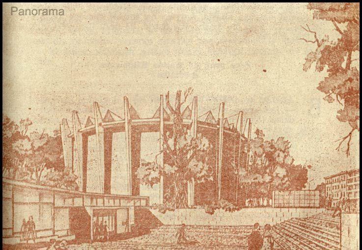 Rysunek 1 Projekt Rotundy, wg Ewy i Marka Dziekońskich [Źródło: http://dolny-slask.org.pl] Rysunek 2 Budowa Rotundy w latach 1960-1968 [Źródło: http://dolny-slask.org.pl] Zmiany przyniósł dopiero trzeci Społeczny Komitet Panoramy Racławickiej zawiązany w 1980 r.