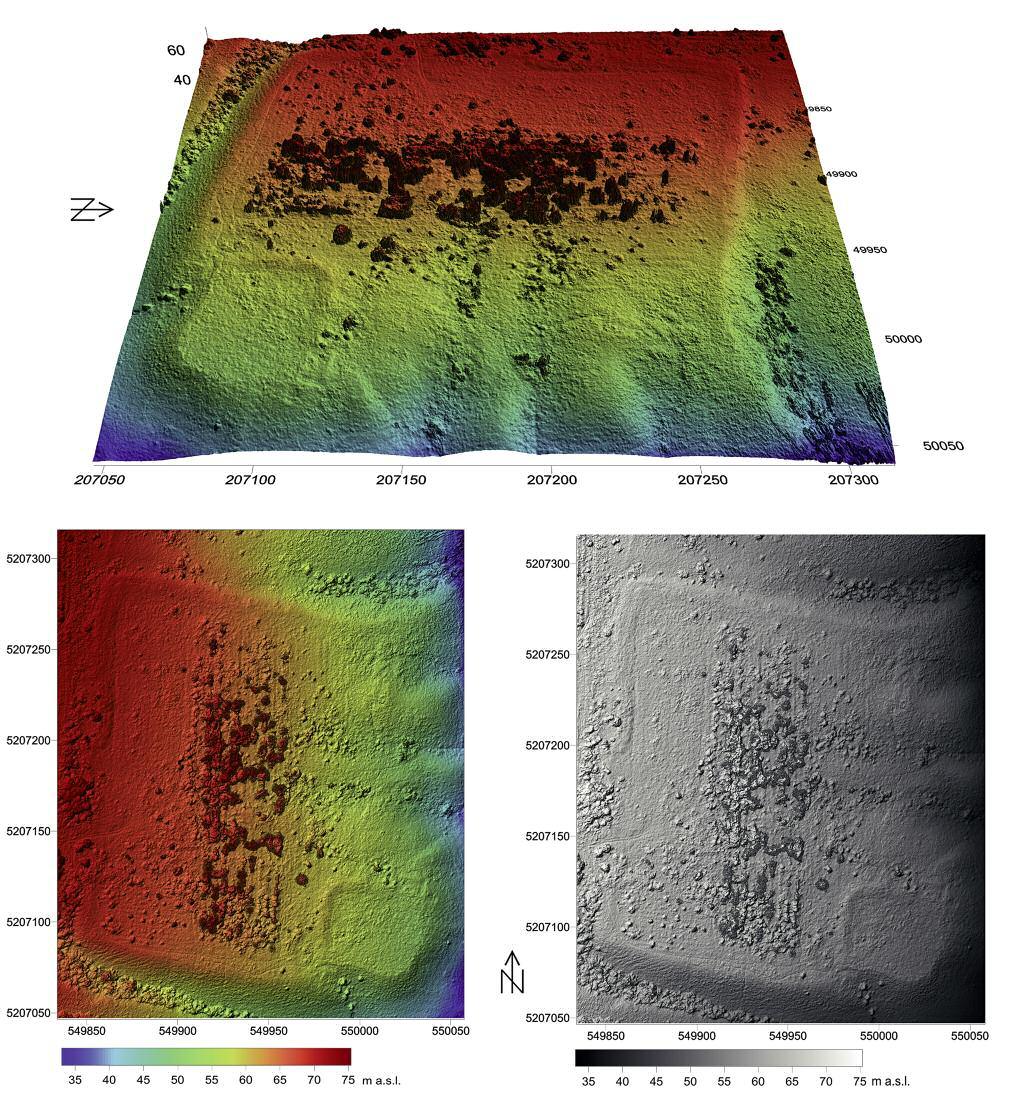 KONSULOvSKOE HILLfORT, UKRAINE. NON-INvASIvE SURvEy IN 2015 SEASON fig. 3. Konsulovskoe hillfort. The Digital Terrain Model (compiled by M. Bogacki). Ryc. 3. Grodzisko Konsułowskoje.