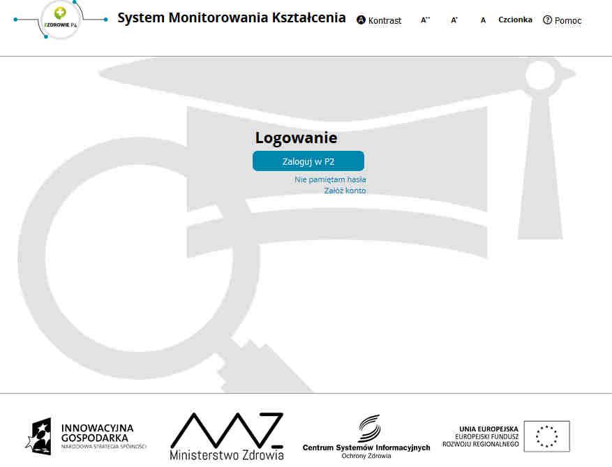2. Rozpoczęcie pracy z aplikacją Krokiem koniecznym do tego, aby móc korzystać z aplikacji SMK, jest zalogowanie się przy do systemu.