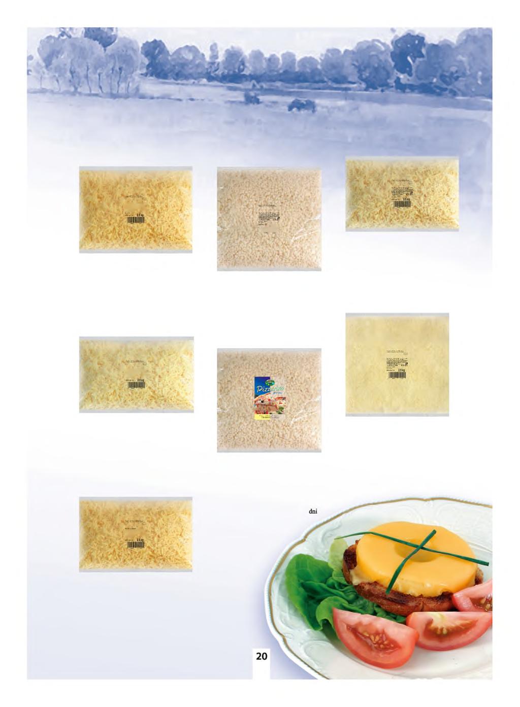 Zachęcamy do sprawdzenia naszej oferty: produkty tarto.1 kostkowane, plasterkowane, topione, granulki z przeznaczeniem do pizzy, hamburgerów, zapiekanek, wędlin.