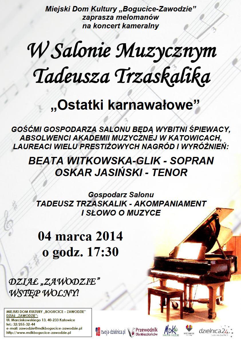 W programie: Hermann, Kalman, Kaper Lehar, Strauss, Suppe, Zeller Kalman Suppe I choć w świecie dziewcząt mnóstwo duet z operetki