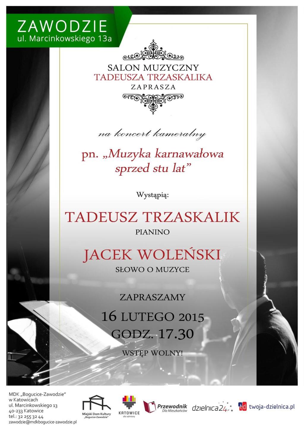 W programie: Berger, Czibulka, Karasiński, Linke, Osmański, Strauss Osmański Nasza gwiazda. Mazur Op.