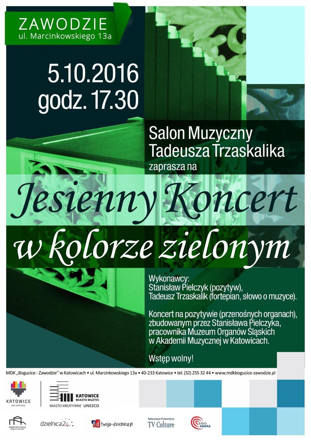 Program Buxtehude -Fantazja chorałowa Pachelbel -Aria Sebaldina Bach -