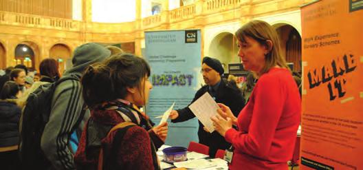 6 For connections Our annual programme of more than 300 employer events and workshops and 7 major recruitment fairs attracting around 400 employers in total bring high quality opportunities across a