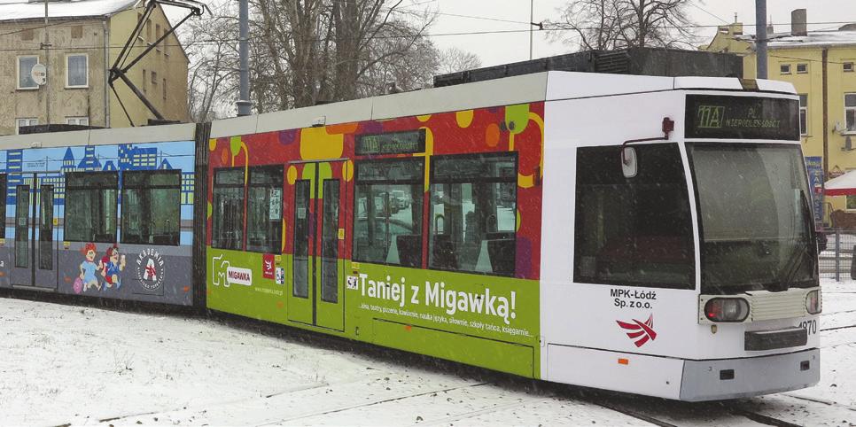 EKSPOZYCJA NA POJAZDACH: TRAMWAJE WAGON TYPU CITYRUNNER WAGON TYPU