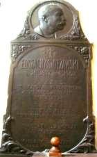 408 Edward Walerian. 8.1780. Świeżawski Eustachy Edward Walerian, 1837-1903, prezes TKZ w Lublinie Zdjęcie 49 Rok 2013, 16 lipca. Epitafium Eustachego Świeżawskiego w kościele św.
