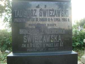 426 Syn Stefana Władysława i Kazimiery Marii ze Świeżawskich małżonków Świeżawskich. Żona: Elżbieta z Plantowskich. 8.1825.