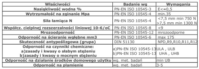 2.4. Płytki gresowe R9 2.5.