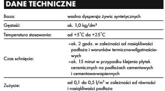 Impregnaty do ścian: wodna dyspersja żywic syntetycznych