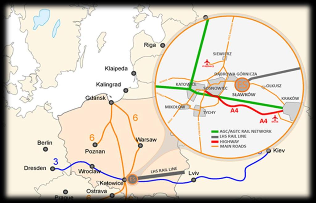 EUROTERMINAL SŁAWKÓW "Euroterminal Sławków" jest największym terminalem