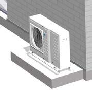 Dostępne wydajności dla systemu monoblok: 6, 8 kw* i 11, 14, 16 kw Tylko jednostka zewnętrzna Nowa bardzo mała obudowa* * wielkości 6 i 8