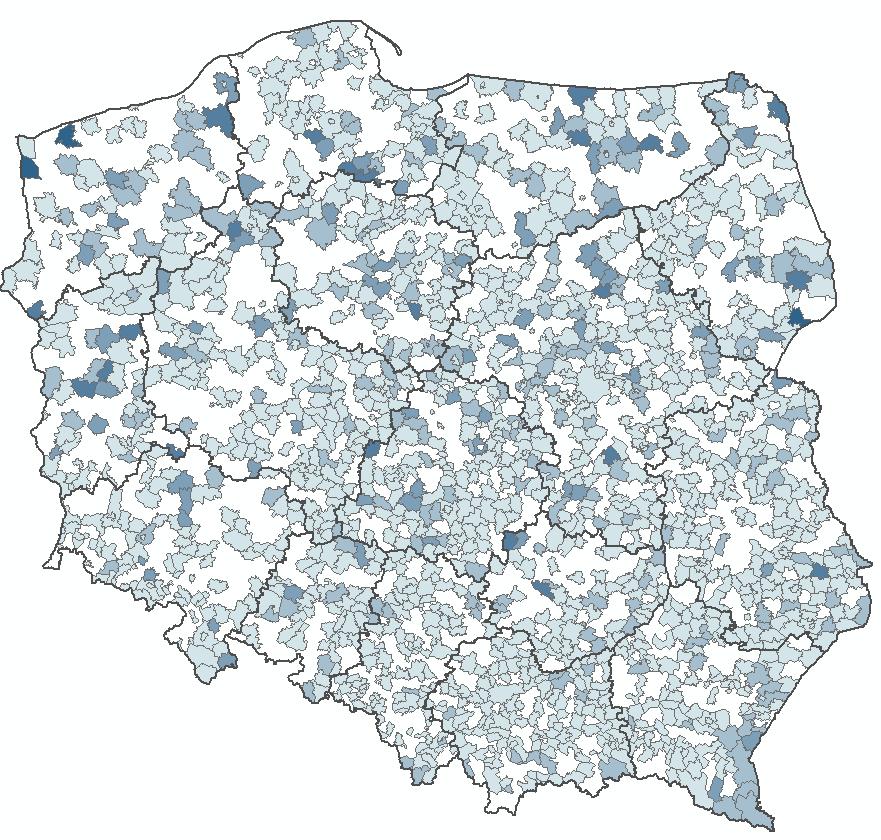 Wskaźniki pojemności demograficznej (dla ok.