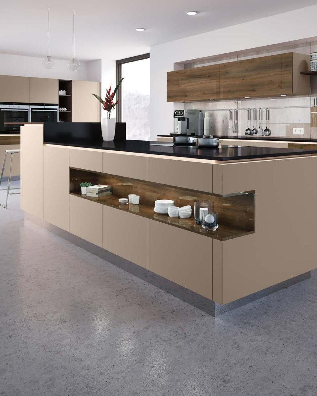 MOŻLIWOŚCI ZASTOSOWANIA Zastosowanie produktów RAUVISIO RAUVISIO crystal decor Laminat szklany RAUVISIO