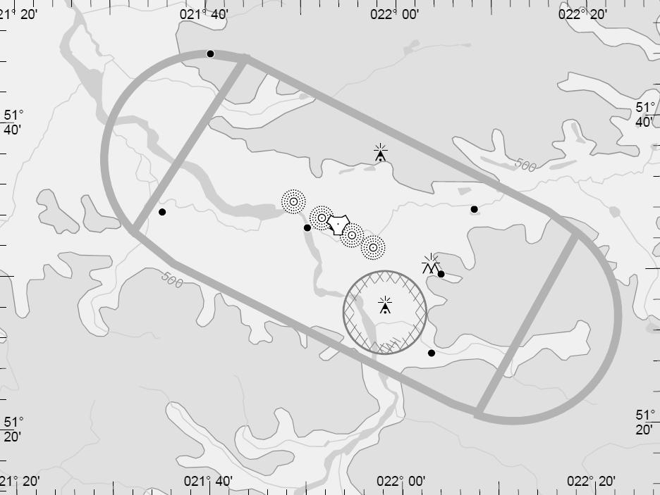 VISUAL OPERATION CHART AD ELEV 394 DEBLIN (EPDE) FIS WARSZAWA DEBLIN APPROACH DEBLIN TOWER 119.450 128.250 122.750 128.