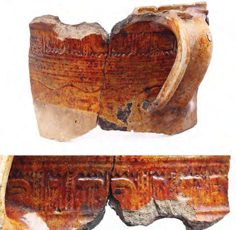 Tomasz Kalarus Ryc. 33. Fragment ceramicznego żebra o profilu gruszkowatym z oryginalnego późnogotyckiego (postgotyckiego?