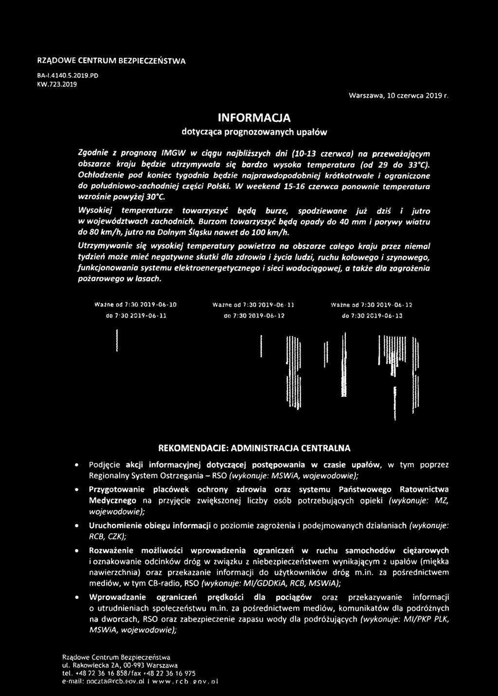 Ohłodzenie pod konie tygodnia będzie najprawdopodobniej krótkotrwałe i ogranizone do południowo-zahodniej zęśi Polski. W weekend 15-16 zerwa ponownie temperatura wzrośnie powyżej 30 C.