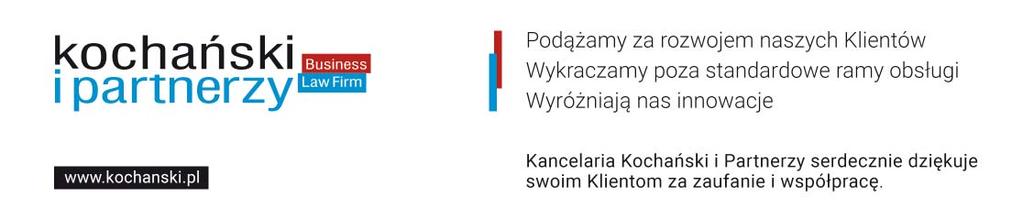 10 CZERWCA 2019 RANKING KANCELARII PRAWNICZYCH 37 Nawet obecne u nas centra logistyczne mają prawników poza Szczecinem.