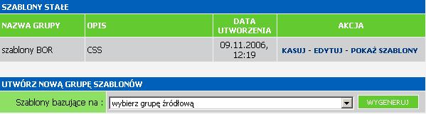 Szablony sond 3.1. Szablony sond Szablony wyglądu sond obsługujące moduł Sondy. Szablony importu 4.1. Import Szablony dla modułu Import danych Szablony Newslettera 5.1. Szablony listu Szablony dla modułu Centrum Użytkownika i Mailingu 5.