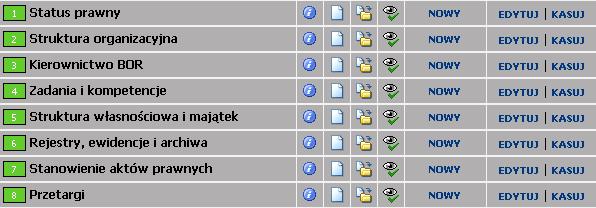 Dział główny: Informacje podstawowe Dalej proces wygląda tak jak w