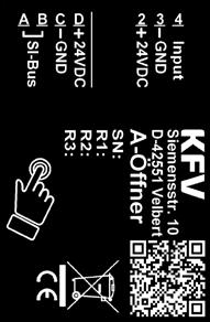 13 Schemat elektryczny dla A-napędu 2 3 5 4 1 Pozycja Oznaczenie 1 A-napęd 2 3 85-264 V AC / 50-60 Hz (L; N; PE) 4 przewód doprowadzający (ekranowany) 5 przyłącza A-napędu 3 2 L N PE Podczas