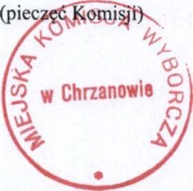 mandat przypadł liście nr Protokół losowania stanowi załącznik do zestawienia.