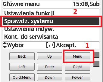 Istnieje możliwość sprawdzenia czasu pracy grzałki elektrycznej na cele centralnego ogrzewania oraz ciepłej wody użytkowej: 1.2.