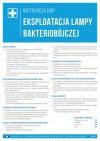 plansza, Â Eksploatacja lampy bakteriobójczej