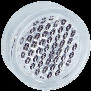 niewielkimi elementami odblaskowymi, przykręcany, nadaje się do czujników laserowych, 56 mm x 28 mm, PMMA/ABS, przykręcany, mocowanie przy użyciu 2 otworów Odbłyśnik z niewielkimi elementami