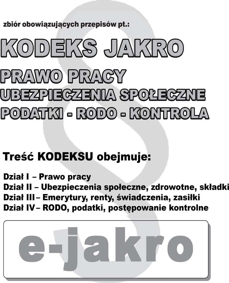 aktualne - ujednolicone przepisy prawne zmiany w przepisach od stycznia 1999r.