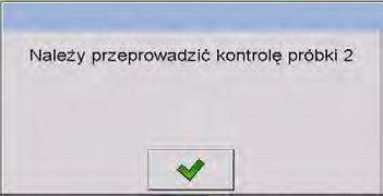 Naciśnięcie przycisku spowoduje wydrukowanie raportu na podłączonej do wagi drukarce. Natomiast naciśnięcie przycisku spowoduje powrót do okna ustawień modu pracy < KTP> bez wydrukowania raportu.