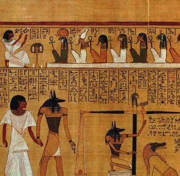 41 Życie religijne Egipcjan było przede wszystkim związane ze świątyniami jako miejscami kultu. Według wierzeń egipskich to właśnie tam zamieszkiwali bogowie.
