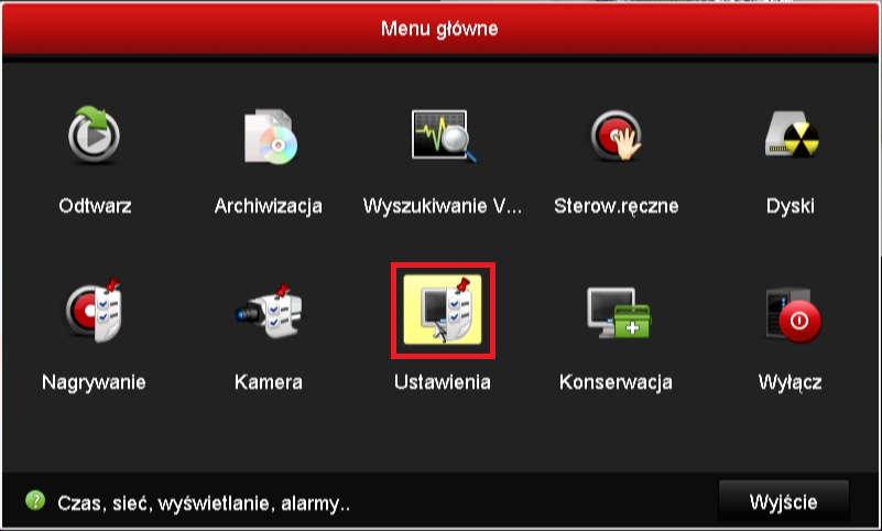 Następnie, w podmenu Sieć i w zakładce Ogólne ustawić następujące właściwości: brama domyślna adres IP routera posiadającego dostęp do