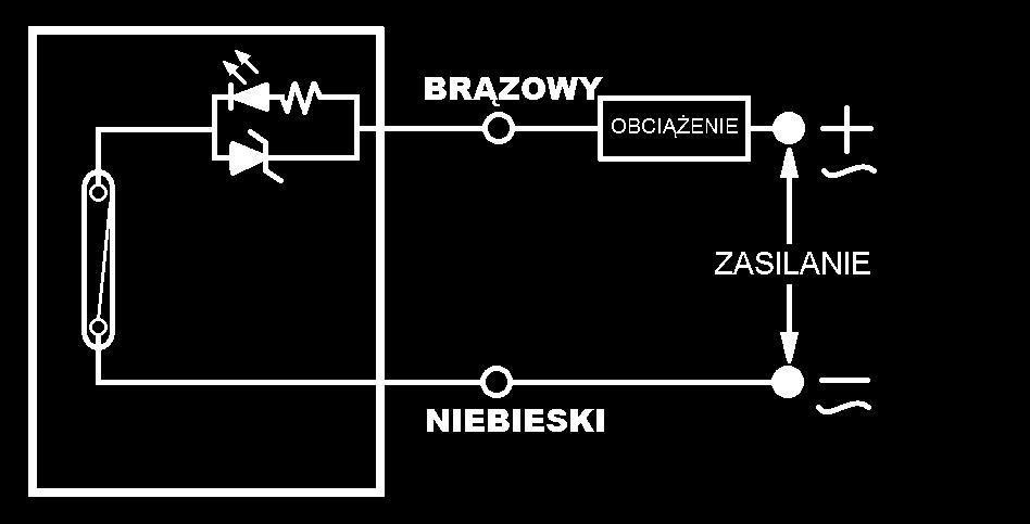 w rowku Częstotliwość przełączania: 200 Hz Temperatura