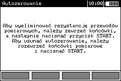 3.2.1 Załączanie autozerowania Włączyć miernik. Przełącznik obrotowy wyboru funkcji ustawić w pozycji 2p.