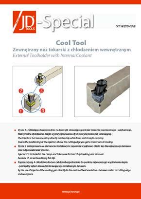 Cool Tool Zewnętrzny nóż tokarski z chłodzeniem wewnętrznym External Toolholder with