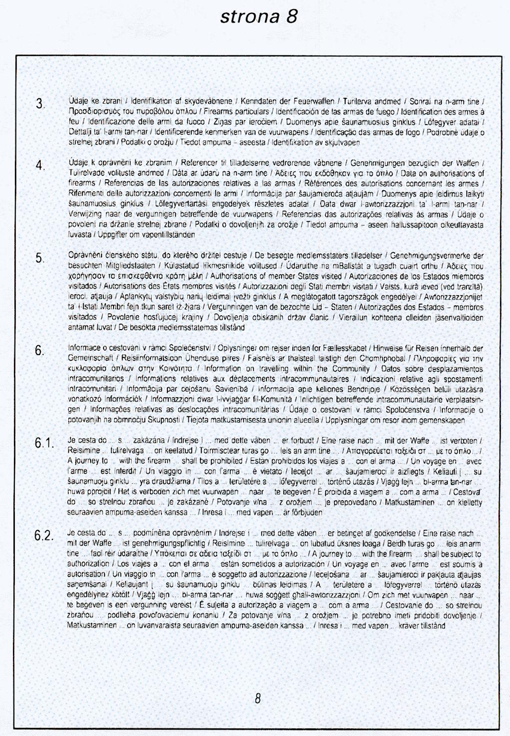 wzór: 1, 2, 3, 4, 5, 6, 7, 8 Ruch