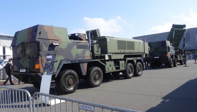 Pojazd zasilania systemu MEADS i radar MFCR. Fot. J. Sabak/Defence24.pl.