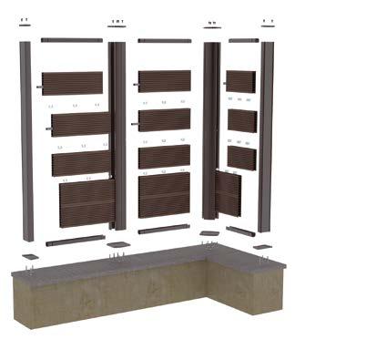 System ogrodzeniowy Twinson Fencing do montażu na podłożu betonowym Cennik obowiązuje od 1 marca 2019 Nr produktu Opis Długość / zawartość pakietu Kolor Minimalne.