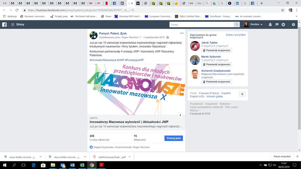 celem jest upowszechnianie oraz promowanie dobrych praktyk w zakresie: gospodarczego wykorzystania nowych technologii, opracowywania i wprowadzania nowych produktów lub usług, wprowadzania