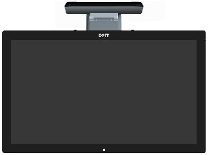 Powrót do spisu treści Informacje o monitorze Instrukcja użytkownika monitora Dell S2340T Zawartość opakowania Cechy produktu Identyfikacja części i elementów sterowania Specyfikacje monitora