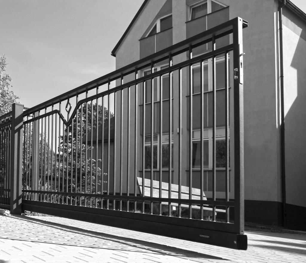 OGRODZENIA POSESYJNE BRAMA PRZESUWNA RĘCZNA (PL - 1/1) (EU - 1/2) INSTRUKCJA ORYGINALNA Instrukcja Instalowania i Obsługi EN Technical documentation Installation and Operating Instructions Manually