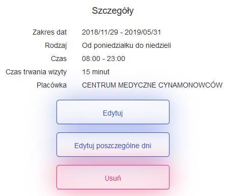 Dodaj dzień wolny Wybierz datę w której chcesz ustawić dzień wolny, czas rozpoczęcia i zakończenia oraz dodaj krótki opis (np.