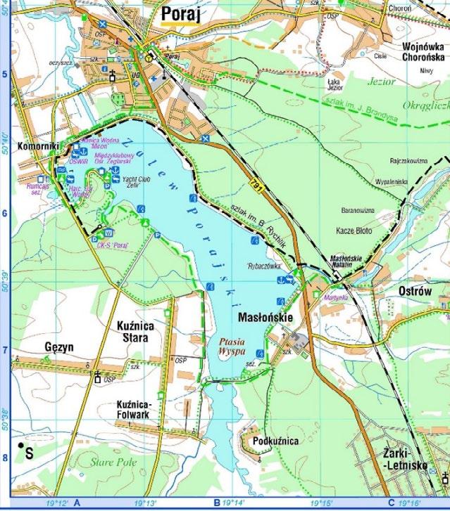 Rozwiąż zadanie, wykonując kolejno podane niżej czynności. 1. Zamień skalę liczbową mapy na skalę mianowaną. 1:50 000 oznacza, że 1 cm na mapie odpowiada odległość 0,5 km w terenie.