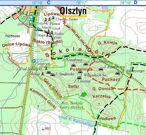 Zadanie: 012 Podaj trzy formy turystyki, których uprawianiu sprzyjają walory środowiska przyrodniczego i zagospodarowanie terenu Sokolich Gór. Odpowiedź uzasadnij.